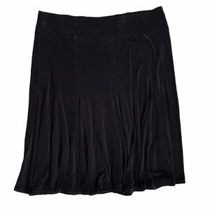 Chico’s Travelers Slinky Black Pull On Skirt 3